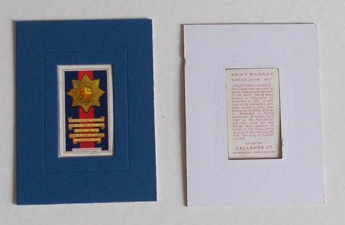 Cigarette card gallaher - cigarette, by