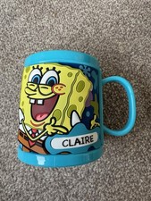 Universal Studios SpongeBob SquarePants Patrick Mug Name Claire Coffee Tea Cup