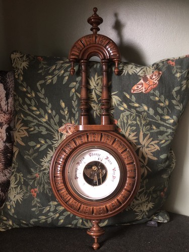 Antique barometer fine - barometer, in