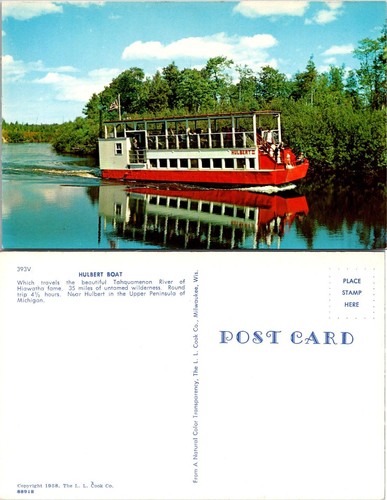 Hulbert boat tahquamenon river - boat,