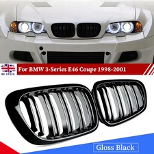 2*Gloss Black Kidney Grill