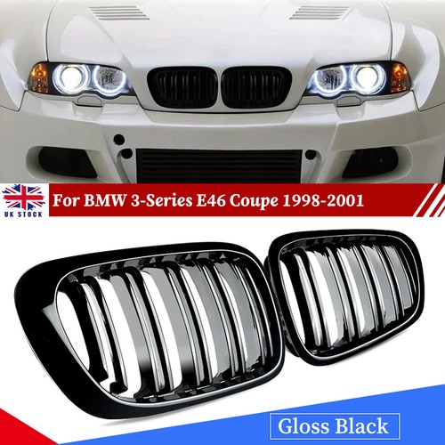Gloss black kidney grill - 2*gloss,