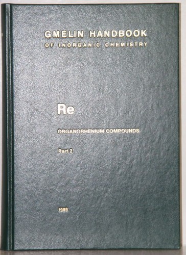 Gmelin handbook inorganic - gmelin,