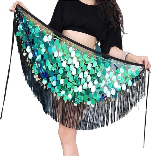 Belly dance fringe hip - hip, scarf