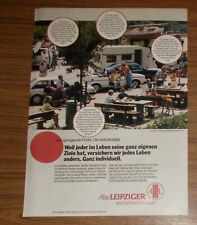 Rare Advertising Old Leipzig