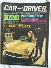 Car & Driver Oct 1965 Ferrari