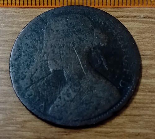 Error penny uk - uk., 1862