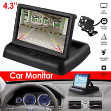 Wired Car Rear View Reversing Backup Camera and 4.3" Mirror Monitor Parking Kit