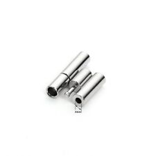 5X  2MM SILVER PLATED  BAYONET