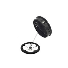 2.75 Inch Black PC Steering