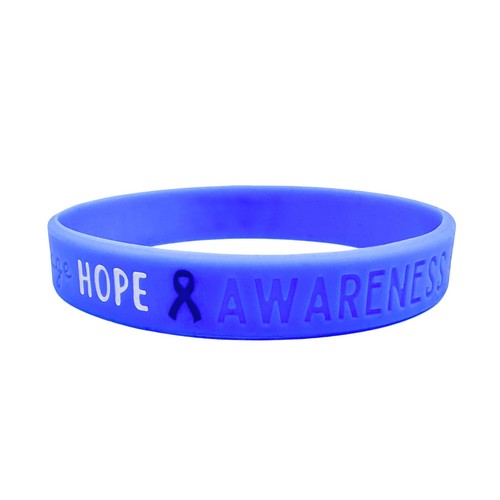 Blue awareness ribbon - blue,