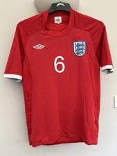 Retro England BOBBY MOORE 6 Football Soccer Shirt Jersey Uniform UMBRO Medium