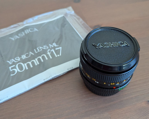 Yashica 50mm 7 manual - f/1.7,