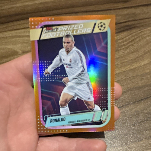 Topps finest ronaldo - topps, real
