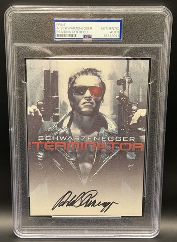 Arnold schwarzenegger signed - arnold,