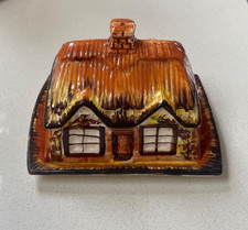 Vintage Ceramic Cottage Butter