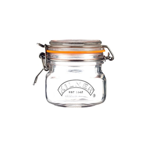 Kilner square clip top jar - square,