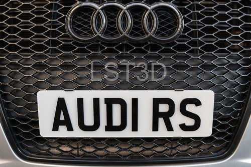 Audi honeycomb number plate - rs,