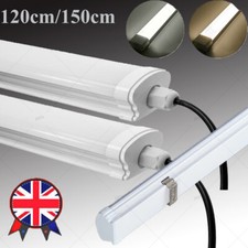 120/150cm LED Wet Room Light Tub Light Tube Lamp Workshop Cellar Waterproof IP65