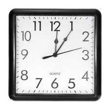 9x9 Inch Wall Clock Quartz Battery Operated Silent Square Wall Clocks Bedroom 