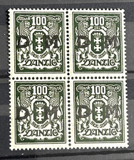 1923 German stamps Danzig