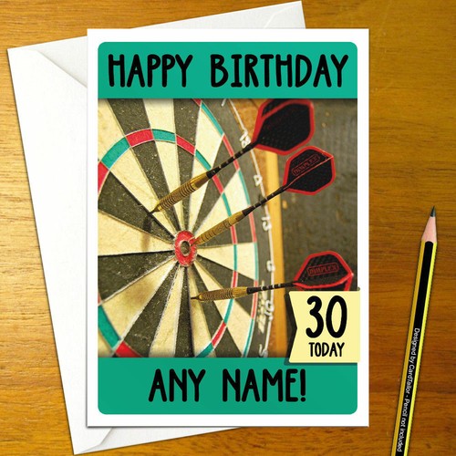 Darts personalised birthday - personalised,
