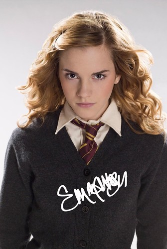 Emma watson signed autograph - emma,