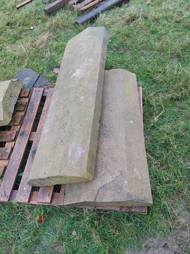 Reclaimed sandstone copings - reclaimed,