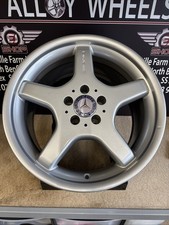 1 X ORIGINAL Mercedes SL R230 AMG Wheel Alloy Rim 18" 9.5J ET33 A2304012102 REAR