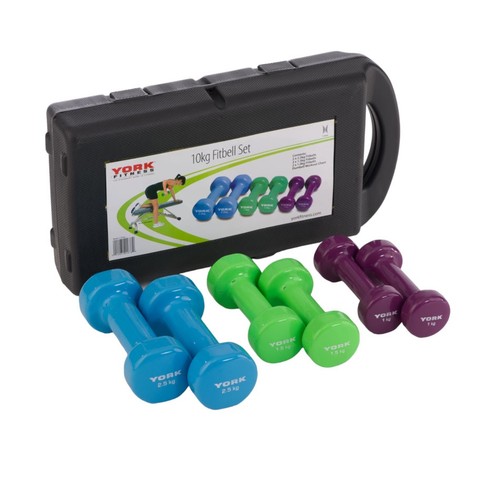 York 10kg dumbbell - york,