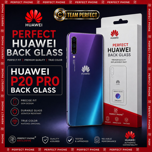 Huawei p20 pro back - back, glass