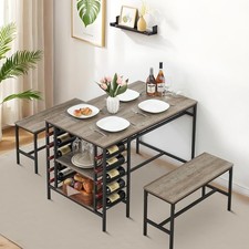 3Pcs Dining Table Set for 2-4