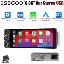ESSGOO 6.3"Single DIN IPS Car