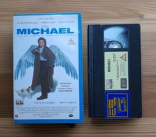 Michael VHS Big Box Ex Rental Video Tape - John Travolta 1996 Fantasy Movie 