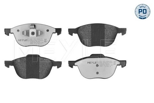Front axle brake pad set - axle,