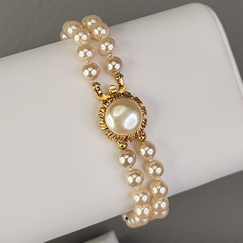 Vintage faux pearl beaded - vintage,