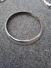 Chrome Headlamp Bezel Cover Trim 7"