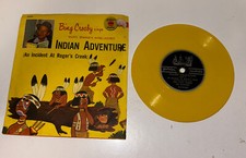 Golden Record Bing Crosby Sings Indian Adventure R350 45 RPM W/Sleeve Song-Story