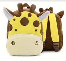Cute Animal Plush Backpack, corduroy Giraffe,  Penguin,  Butterfly for children