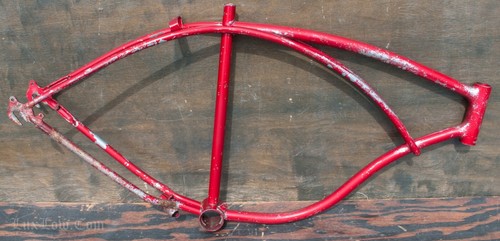 Vintage red schwinn cruiser - vintage,