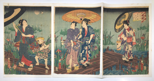 Kunisada woodblock print - kunisada,