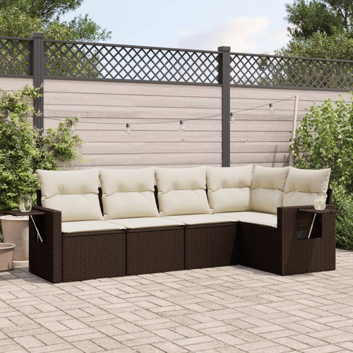 Garden sofa set brown - sofa,