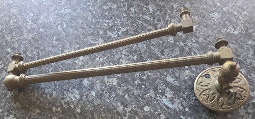 Victorian brass swing arm wall - swing,
