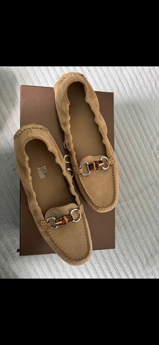 Gucci tan suede bamboo - tan,