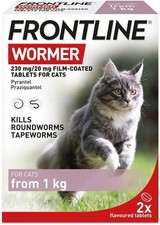 FRONTLINE WORMER Cat Worming Treatment - 2 Tablets UK