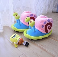 Gary The Snail Kawaii Slippers