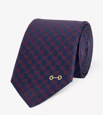 Gucci GG Jacquard Tie Dark