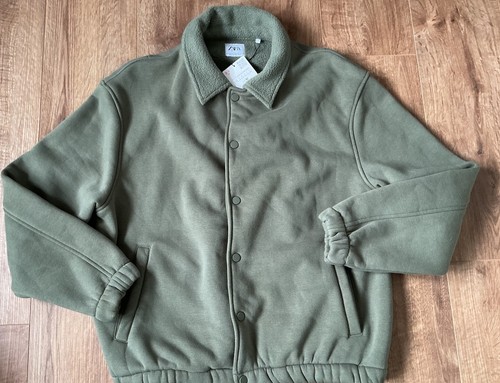 Men zara green bomber - zara,