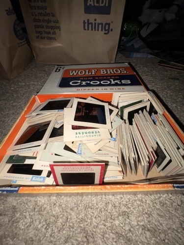 100 vintage photo slides - 100, lot