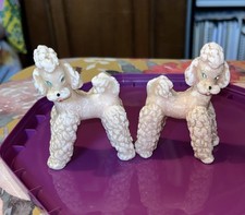 Vintage Dogs Pair Of Chalk